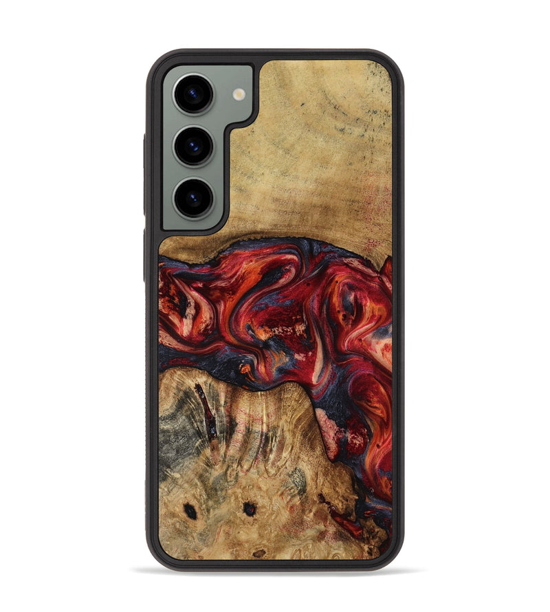 Galaxy S23 Plus Wood Phone Case - Elyssa (Red, 818793)