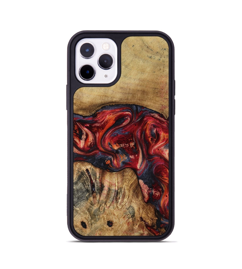 iPhone 11 Pro Wood Phone Case - Elyssa (Red, 818793)