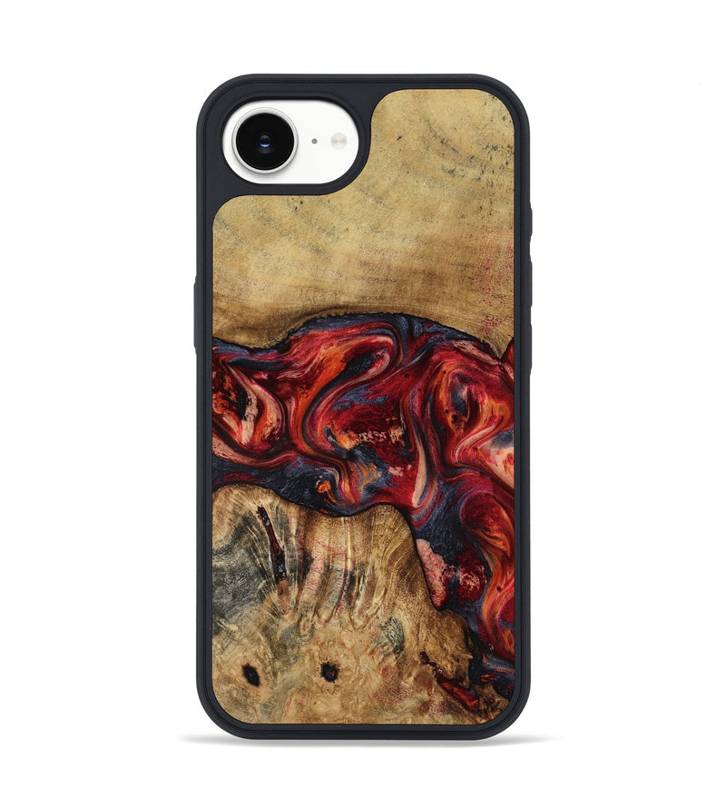 iPhone 16e Wood Phone Case - Elyssa (Red, 818793)