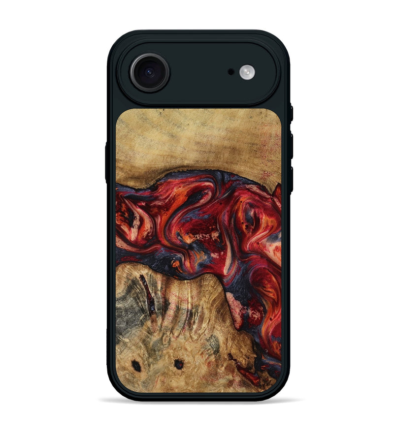 iPhone 17 Air Wood Phone Case - Elyssa (Red, 818793)