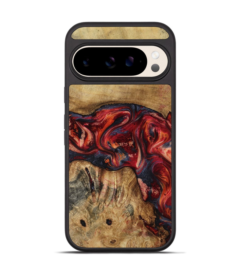 Pixel 10 Wood Phone Case - Elyssa (Red, 818793)