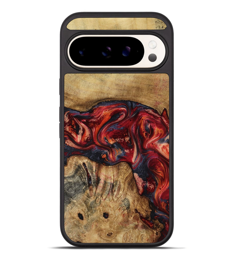 Pixel 10 Pro XL Wood Phone Case - Elyssa (Red, 818793)