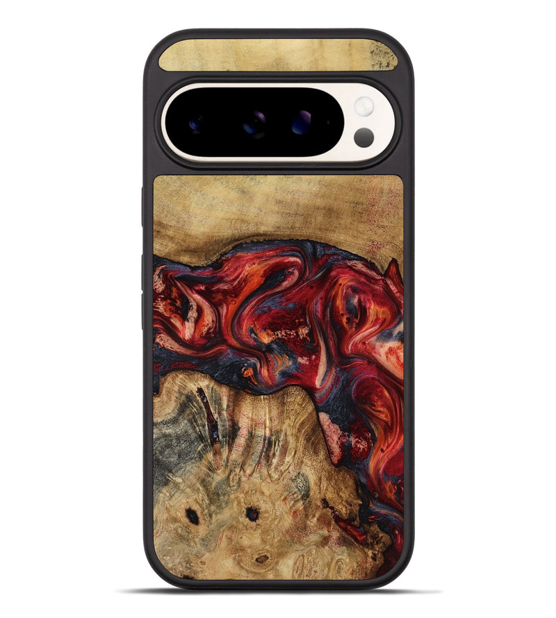 Pixel 9 Pro XL Wood Phone Case - Elyssa (Red, 818793)