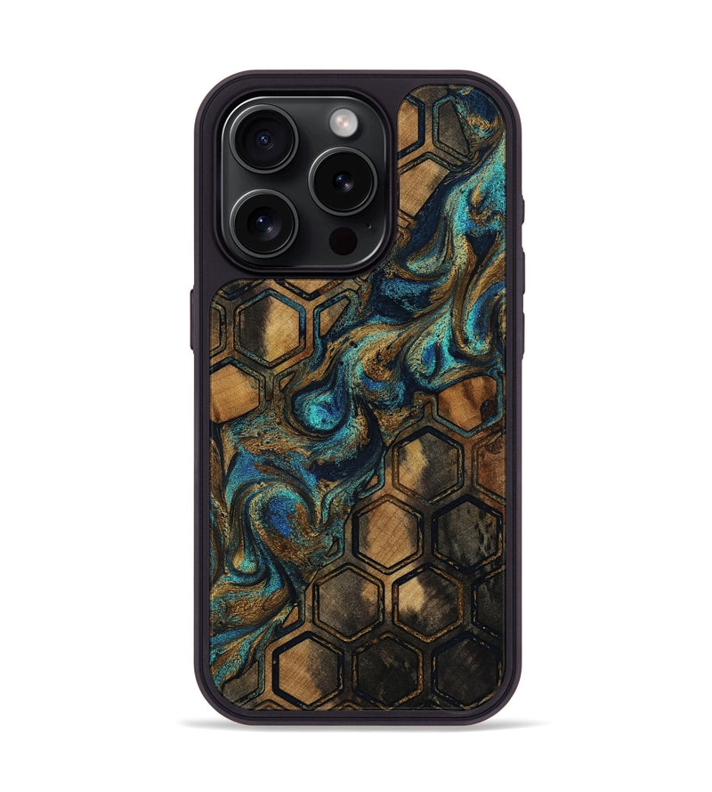 iPhone 15 Pro Wood Phone Case - Hardy (Pattern, 818807)