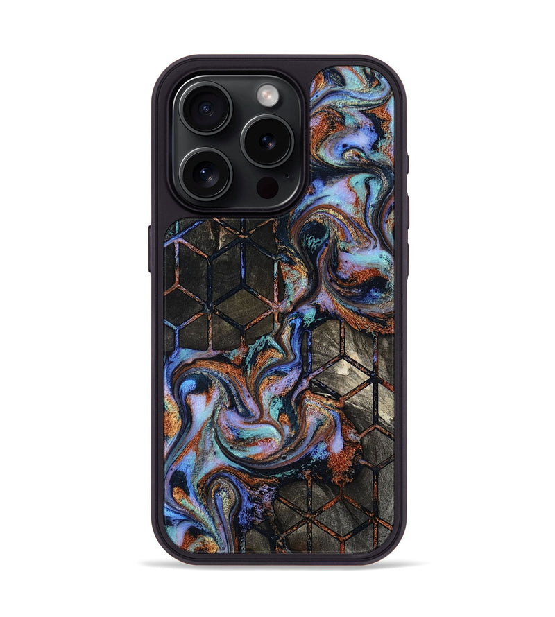 iPhone 15 Pro Wood Phone Case - Kalie (Pattern, 818813)