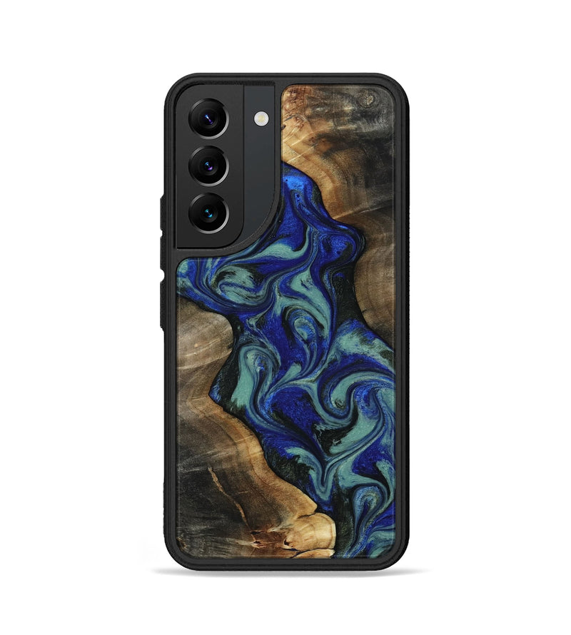 Galaxy S22 Wood Phone Case - Vincent (Green, 818815)
