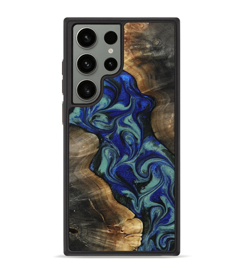 Galaxy S23 Ultra Wood Phone Case - Vincent (Green, 818815)