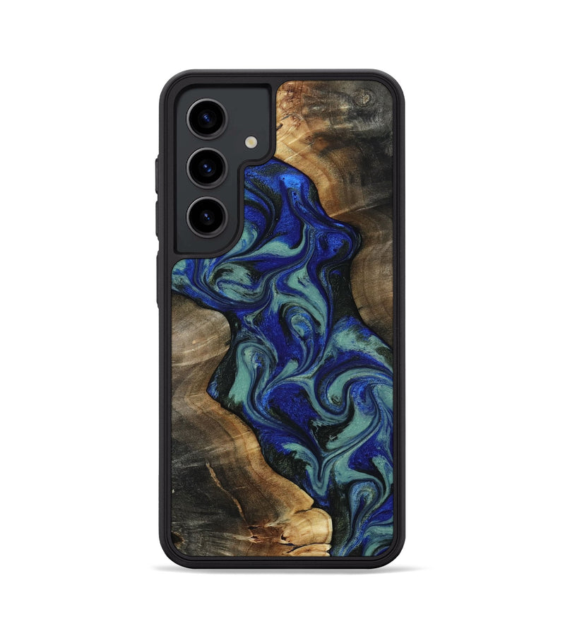 Galaxy S24 Wood Phone Case - Vincent (Green, 818815)