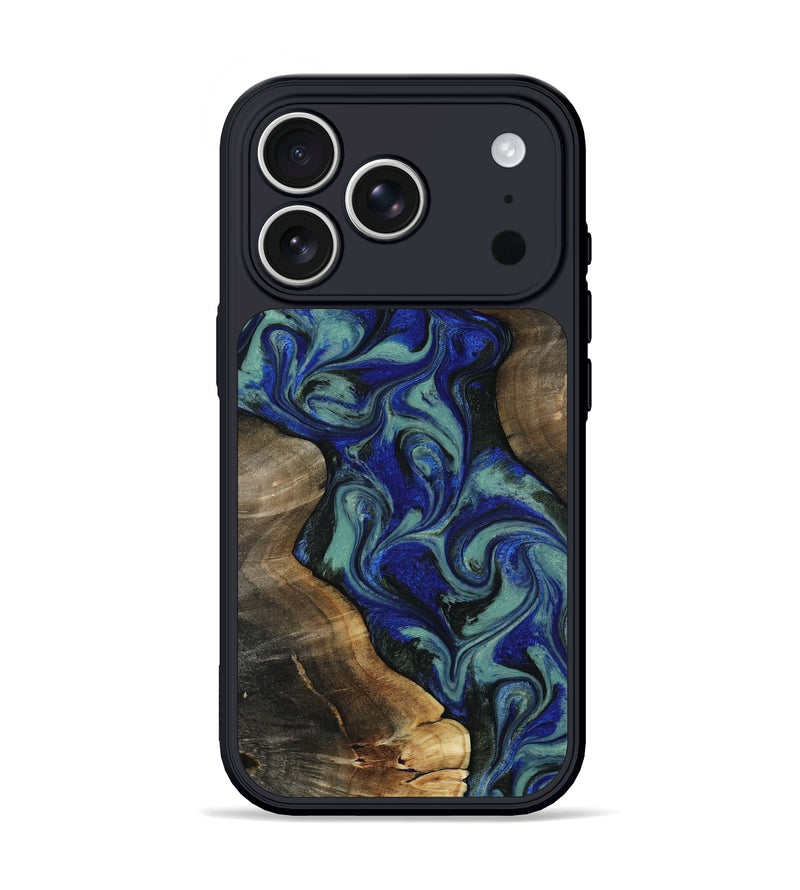 iPhone 17 Pro Wood Phone Case - Vincent (Green, 818815)
