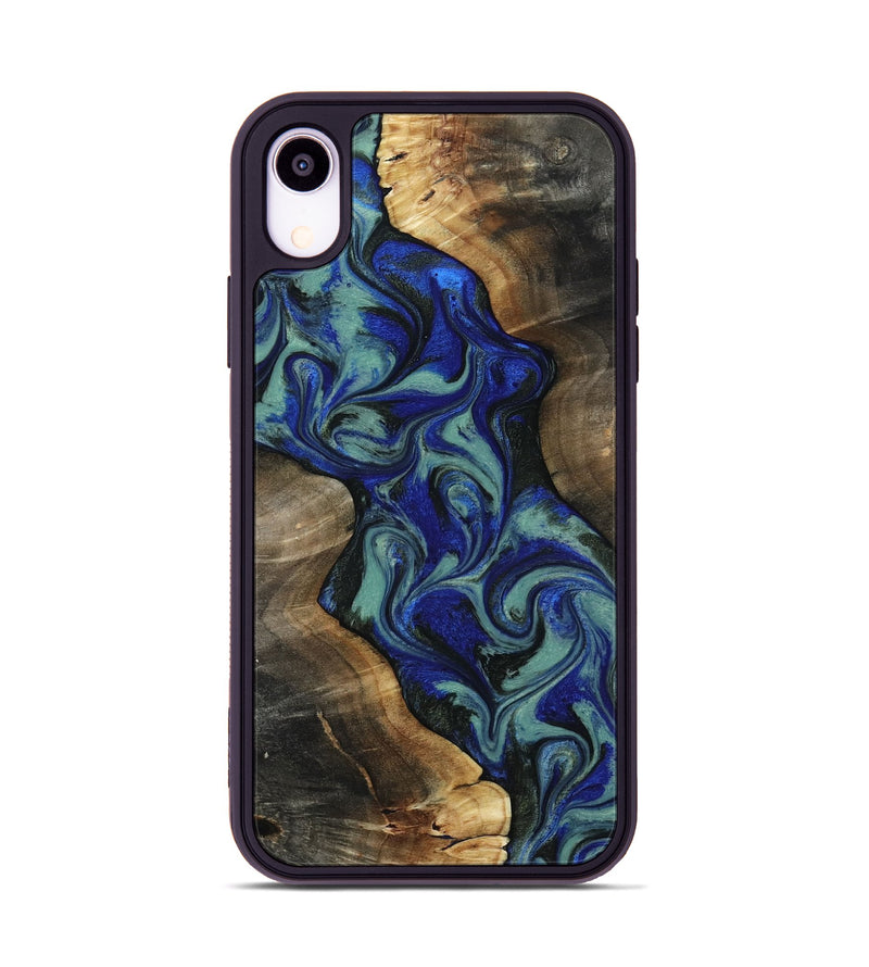 iPhone Xr Wood Phone Case - Vincent (Green, 818815)