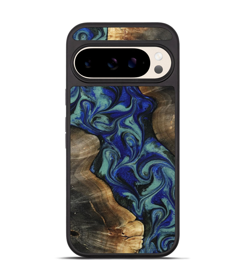 Pixel 10 Pro Wood Phone Case - Vincent (Green, 818815)