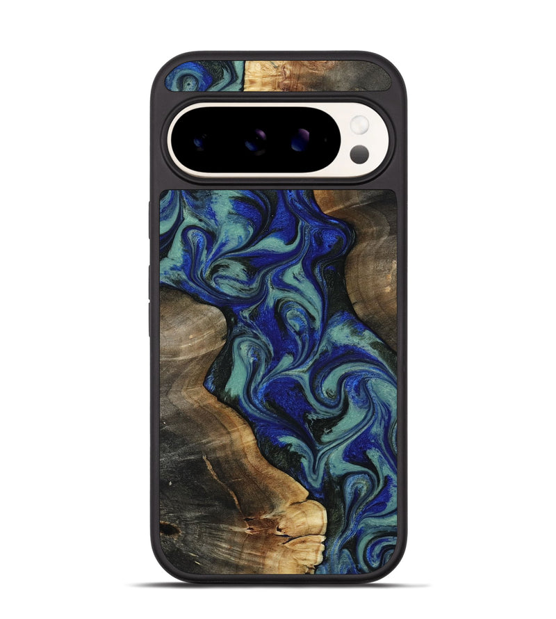 Pixel 9 Wood Phone Case - Vincent (Green, 818815)