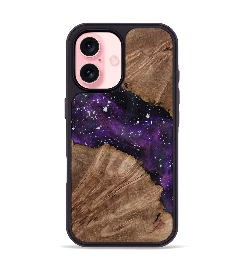 iPhone 16 Wood Phone Case - Linda (Cosmos, 818821)