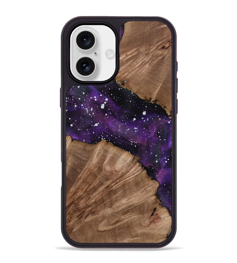 iPhone 16 Plus Wood Phone Case - Linda (Cosmos, 818821)