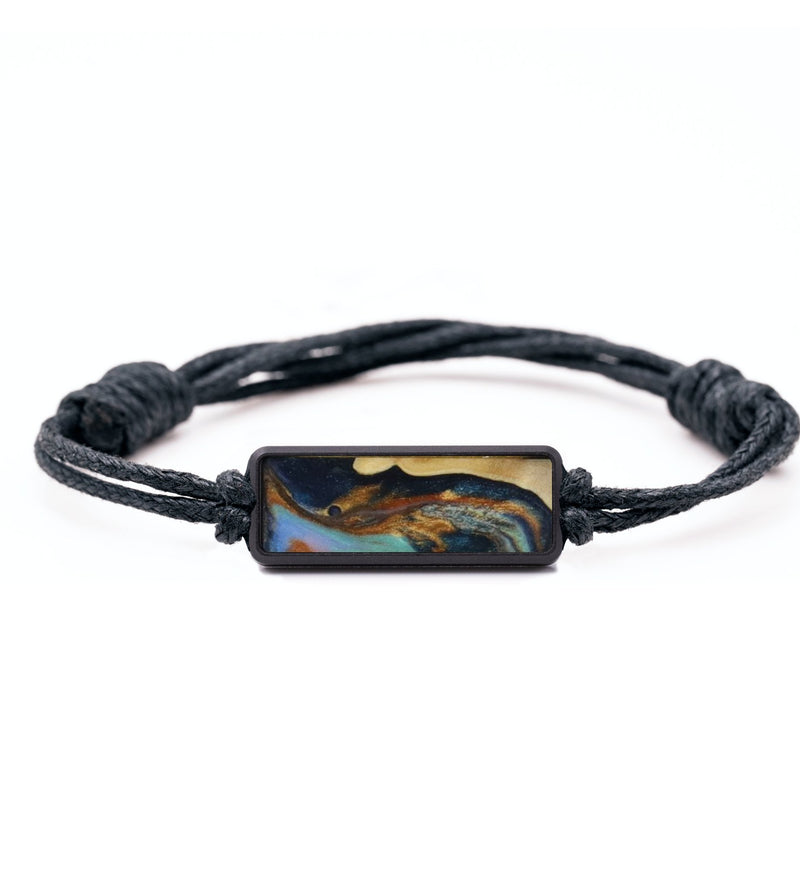 Classic Wood Bracelet - Lamont (Teal & Gold, 818860)