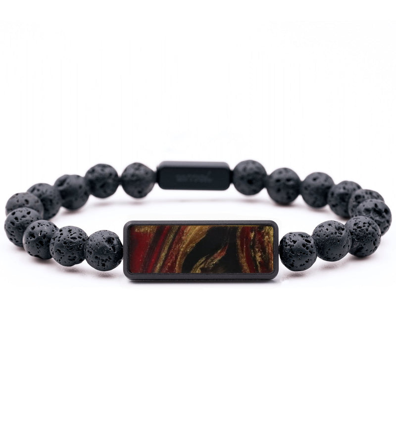 Lava Bead ResinArt Bracelet - Phoenix (Red, 818877)