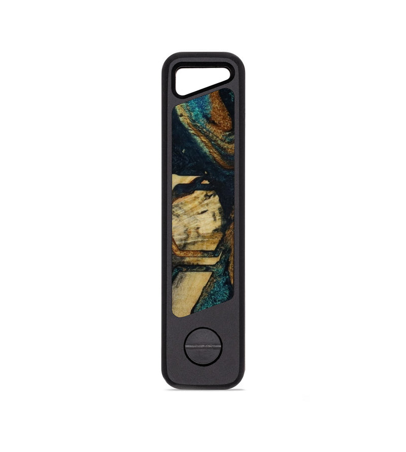 EDC Wood KeyHolder - Maggie (Teal & Gold, 818904)