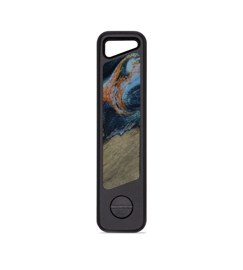 EDC Wood KeyHolder - Gladys (Teal & Gold, 818906)