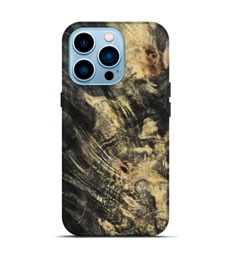 iPhone 14 Pro Wood Live Edge Phone Case - Jackson (Wood Burl, 818912)