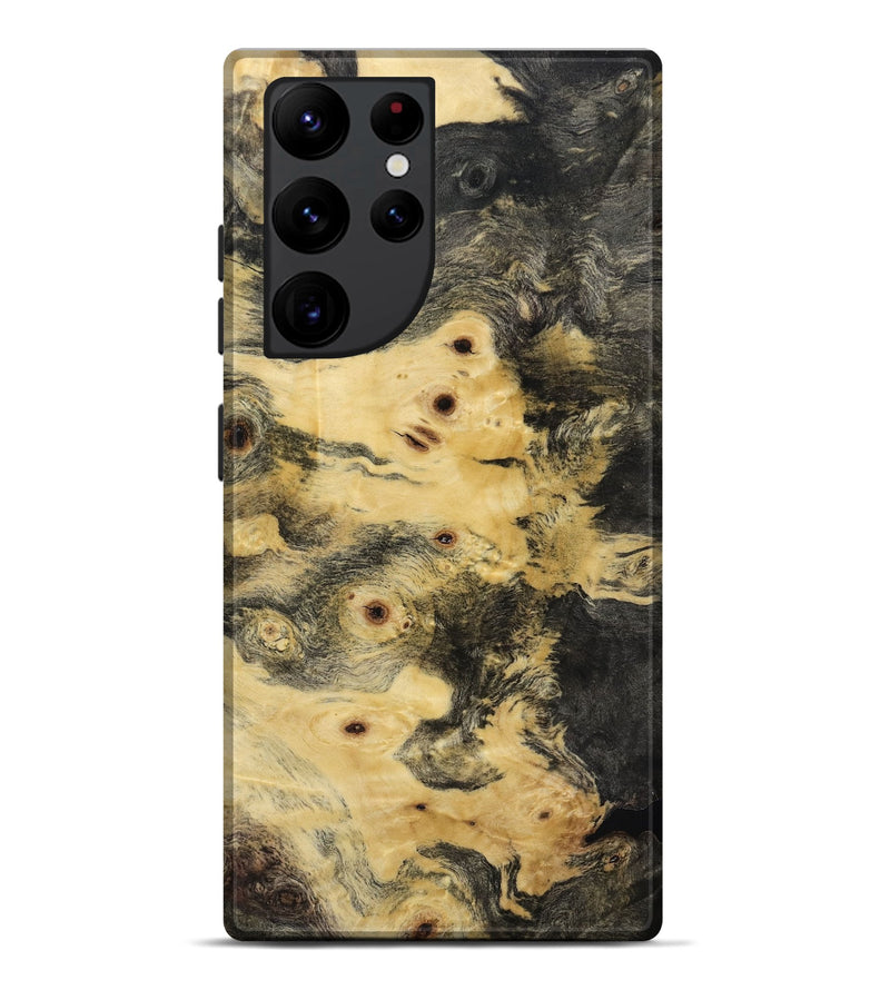 Galaxy S22 Ultra Wood Live Edge Phone Case - Holly (Wood Burl, 818913)