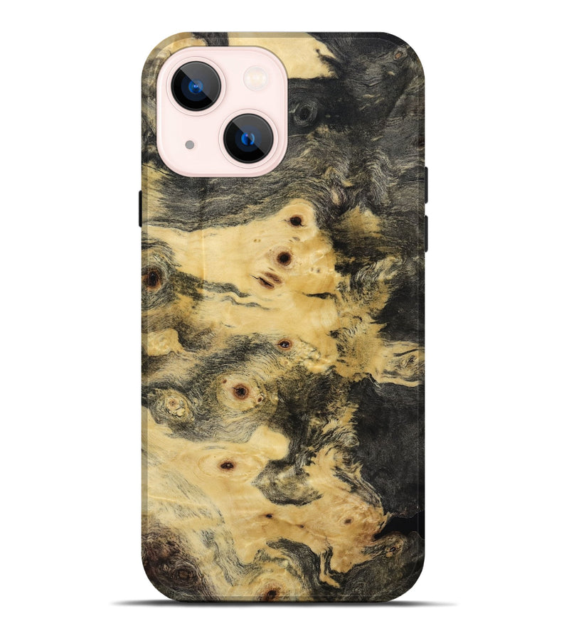 iPhone 14 Plus Wood Live Edge Phone Case - Holly (Wood Burl, 818913)