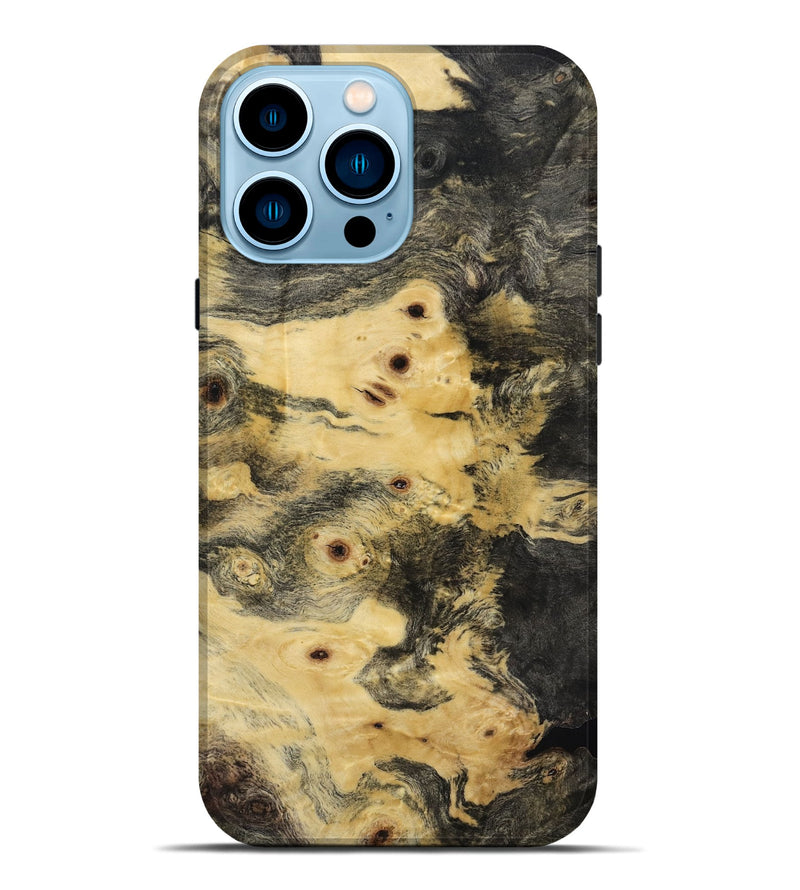 iPhone 14 Pro Max Wood Live Edge Phone Case - Holly (Wood Burl, 818913)