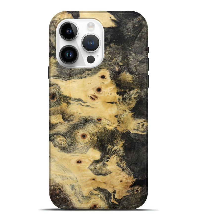 iPhone 15 Pro Max Wood Live Edge Phone Case - Holly (Wood Burl, 818913)