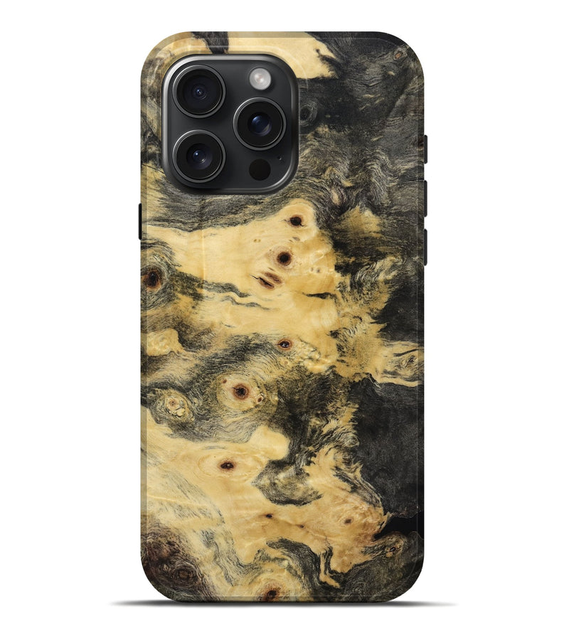 iPhone 16 Pro Max Wood Live Edge Phone Case - Holly (Wood Burl, 818913)