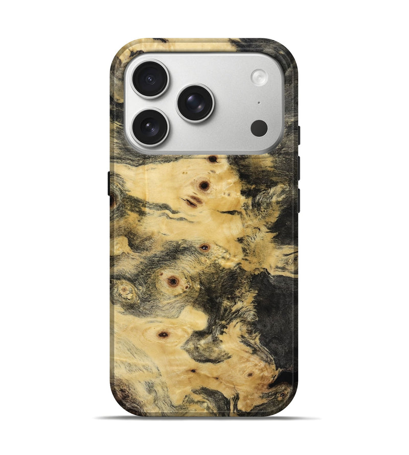 iPhone 17 Pro Wood Live Edge Phone Case - Holly (Wood Burl, 818913)