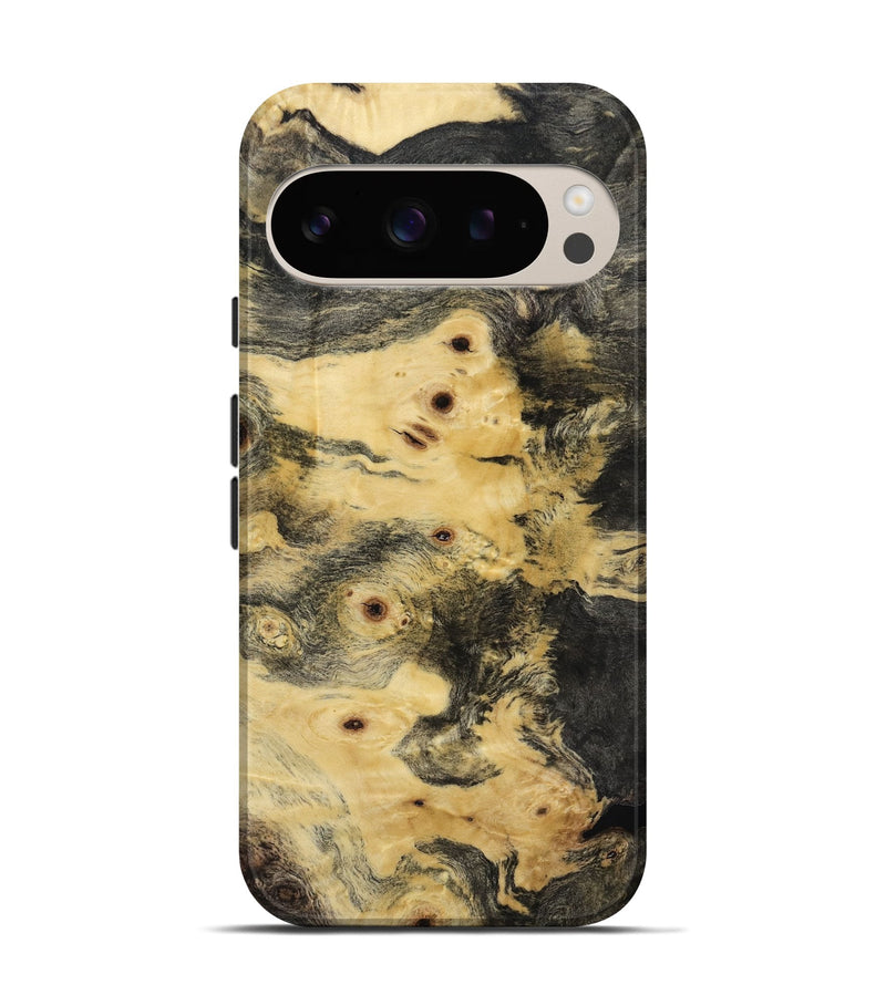 Pixel 9 Pro Wood Live Edge Phone Case - Holly (Wood Burl, 818913)