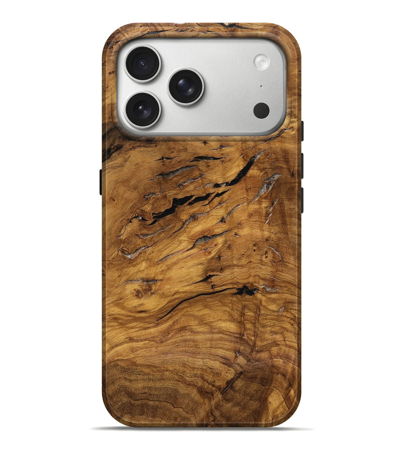 iPhone 17 Pro Max Wood Live Edge Phone Case - Jadon (Wood Burl, 818915)