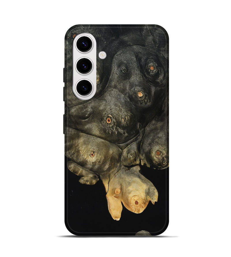 Galaxy S25 Wood Live Edge Phone Case - Moshe (Wood Burl, 818916)