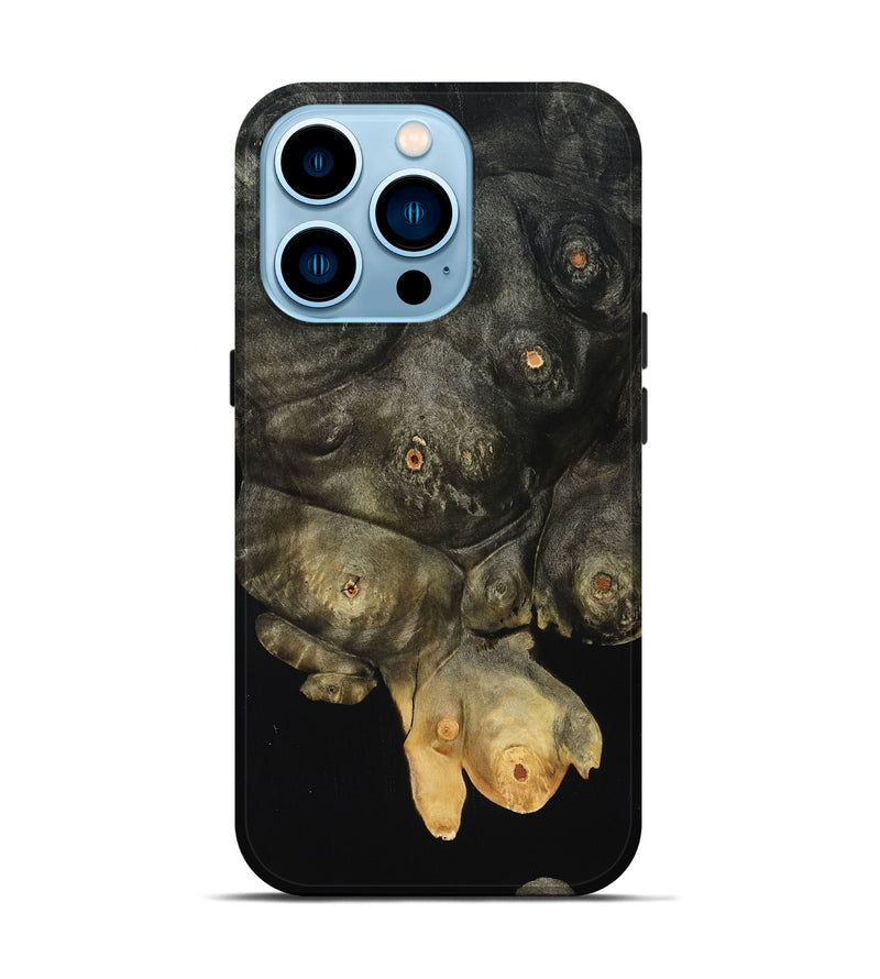 iPhone 14 Pro Wood Live Edge Phone Case - Moshe (Wood Burl, 818916)