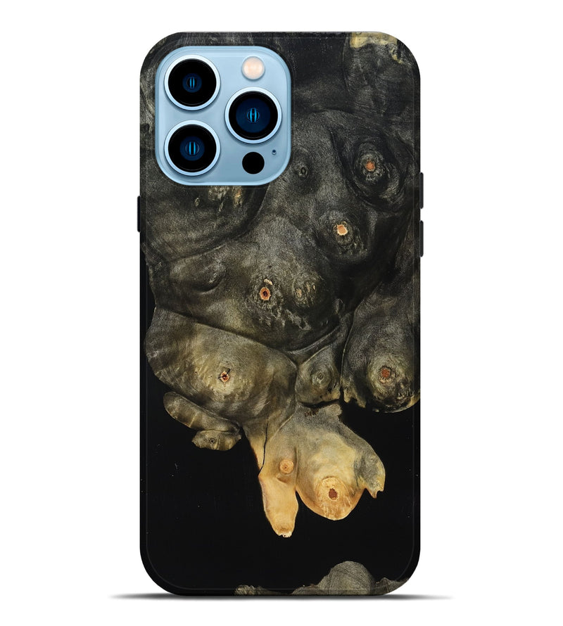 iPhone 14 Pro Max Wood Live Edge Phone Case - Moshe (Wood Burl, 818916)