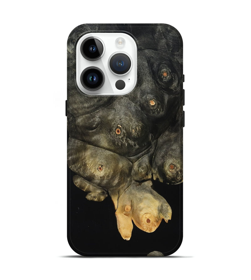 iPhone 15 Pro Wood Live Edge Phone Case - Moshe (Wood Burl, 818916)
