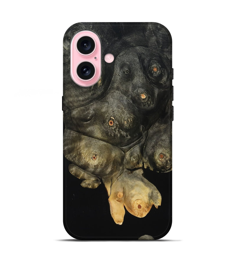 iPhone 17 Wood Live Edge Phone Case - Moshe (Wood Burl, 818916)