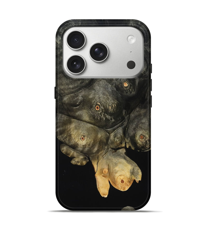 iPhone 17 Pro Wood Live Edge Phone Case - Moshe (Wood Burl, 818916)