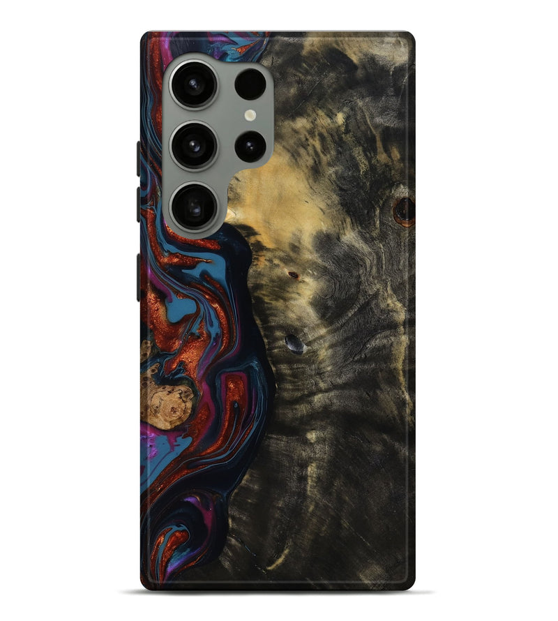 Galaxy S24 Ultra Wood Live Edge Phone Case - Michele (Blue, 818918)