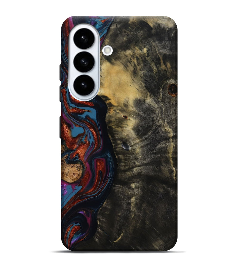Galaxy S26 Plus Wood Live Edge Phone Case - Michele (Blue, 818918)