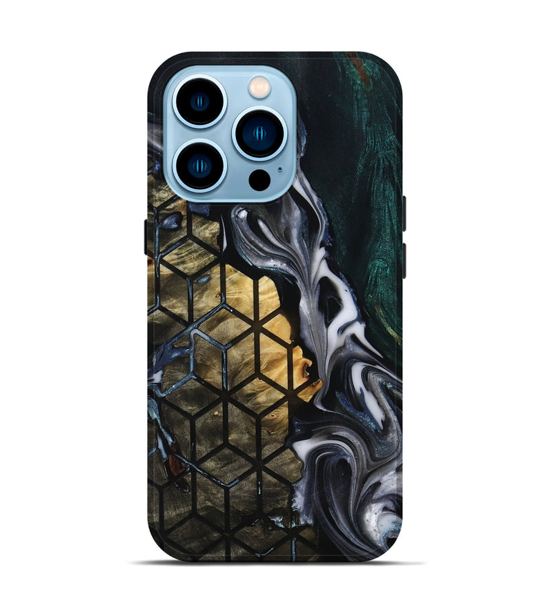 iPhone 14 Pro Wood Live Edge Phone Case - Missy (Pattern, 818922)