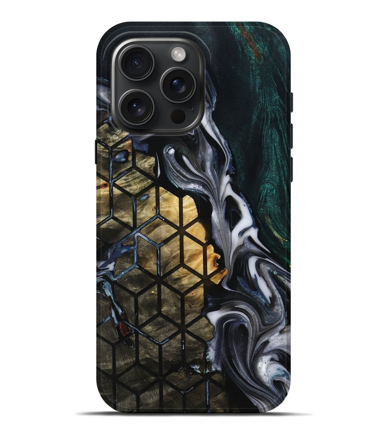 iPhone 16 Pro Max Wood Live Edge Phone Case - Missy (Pattern, 818922)