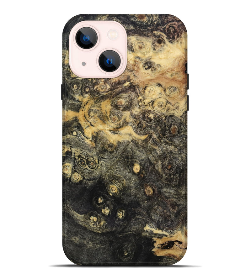 iPhone 14 Plus Wood Live Edge Phone Case - Gertie (Wood Burl, 818923)
