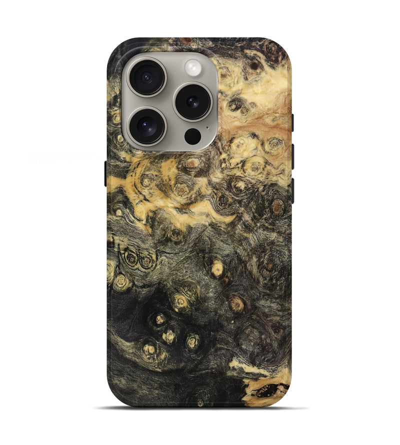 iPhone 16 Pro Wood Live Edge Phone Case - Gertie (Wood Burl, 818923)