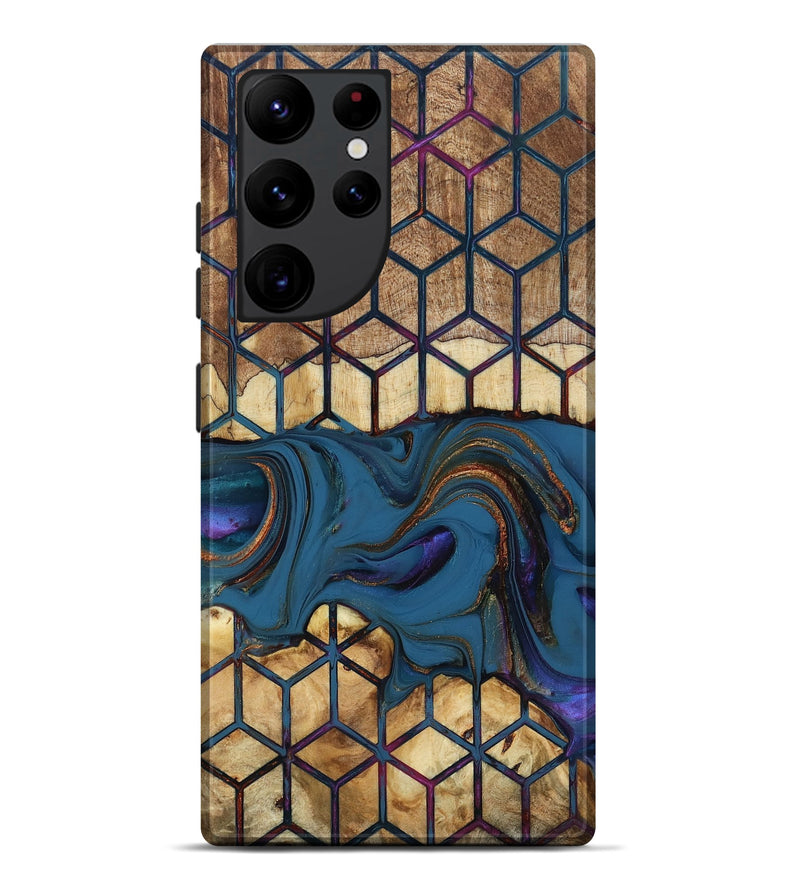 Galaxy S22 Ultra Wood Live Edge Phone Case - Reuben (Pattern, 818925)