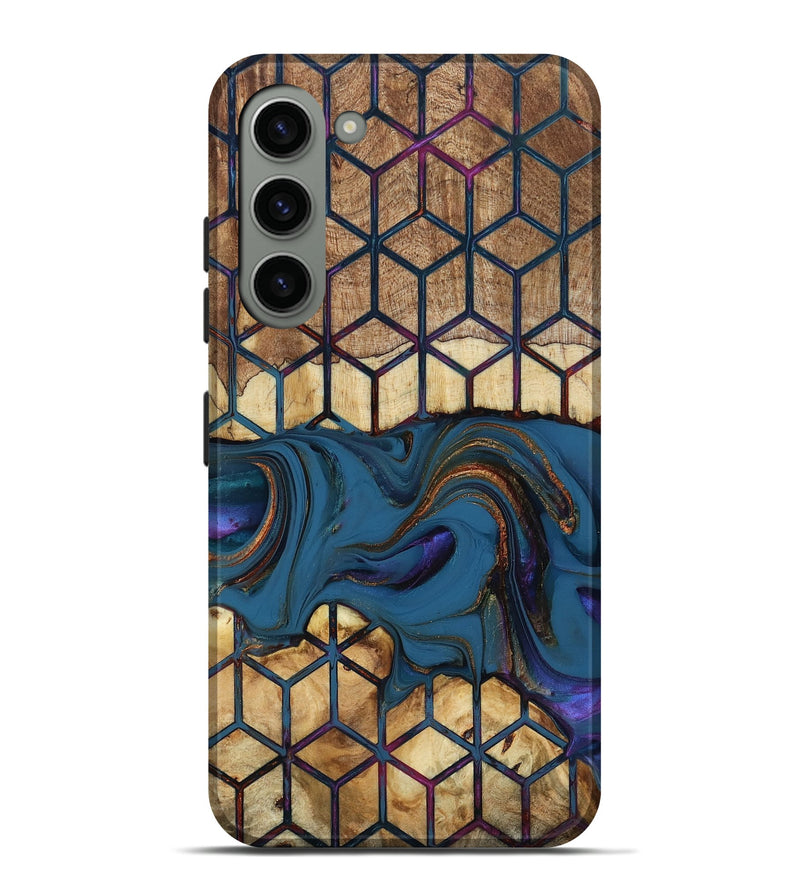 Galaxy S23 Plus Wood Live Edge Phone Case - Reuben (Pattern, 818925)