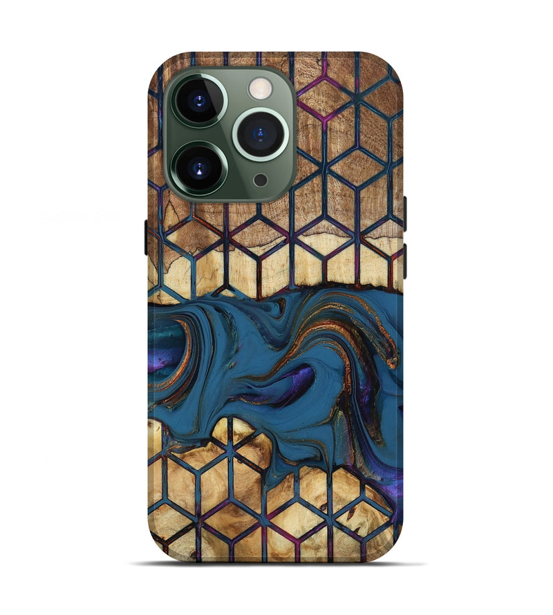 iPhone 13 Pro Wood Live Edge Phone Case - Reuben (Pattern, 818925)