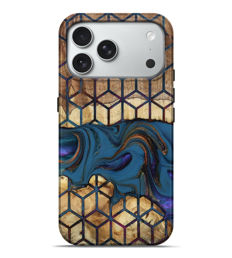 iPhone 18 Pro Max Wood Live Edge Phone Case - Reuben (Pattern, 818925)