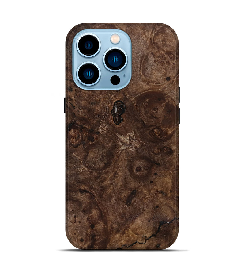 iPhone 14 Pro Wood Live Edge Phone Case - Kobe (Wood Burl, 818926)