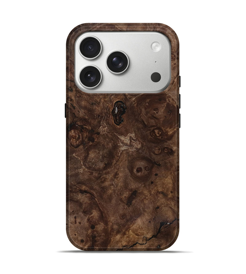 iPhone 17 Pro Wood Live Edge Phone Case - Kobe (Wood Burl, 818926)
