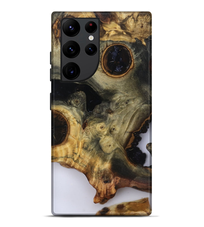 Galaxy S22 Ultra Wood Live Edge Phone Case - Leonard (Clear, 818928)
